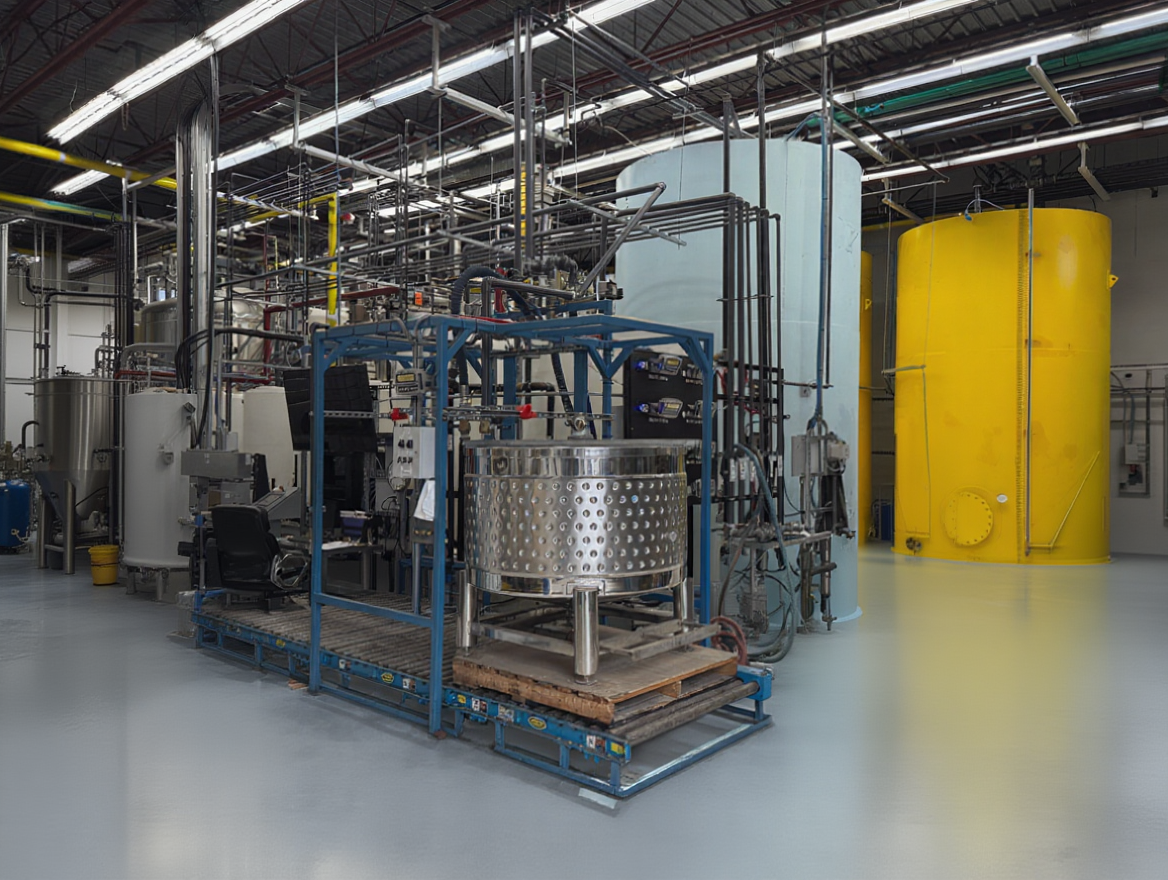 Coatings production facility