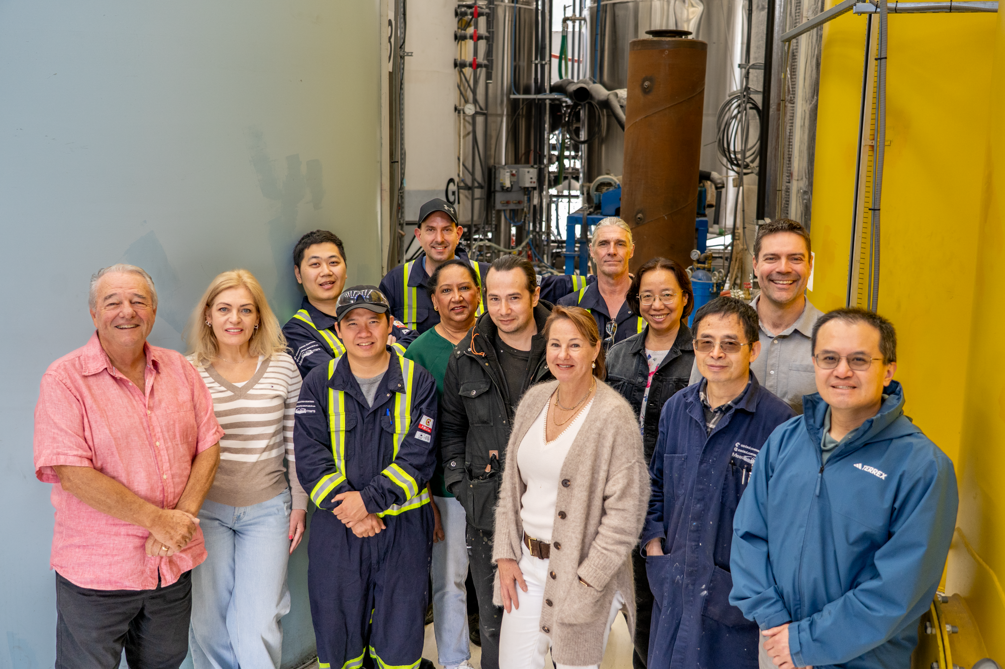 Consolidated Biofuels team at the Delta, BC facility